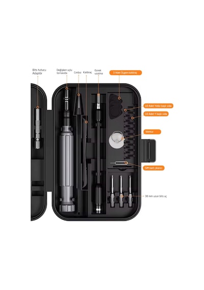 Uf-Tools KS-840150 Hassas 150 Parça Bits Uçlu Tornavida Seti