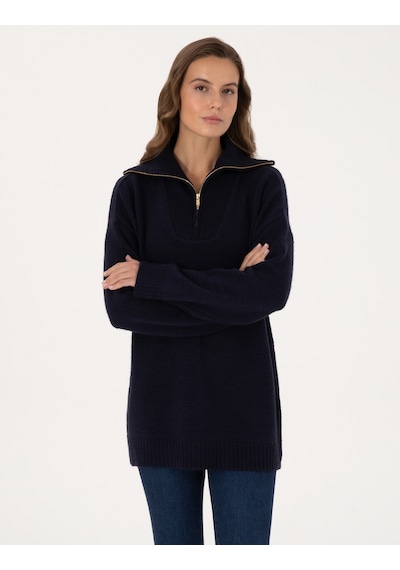 Pierre Cardin Kadın Lacivert Kazak /triko 50317121-vr033 Lacivert