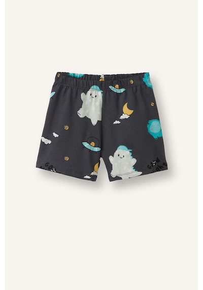Defacto Desenli 2li Antrasit Pijama Takımı Erkek Bebek H8216a526hsar148 Antrasit-ar148
