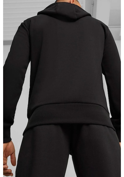 Puma Graphic Booster Erkek Kapüşonlu Sweat 62481201 Siyah
