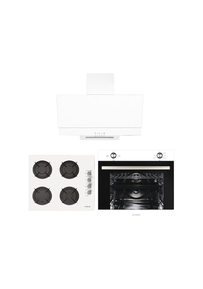 Alveus AF850 - A10 - AD07 Beyaz Ankastre Set