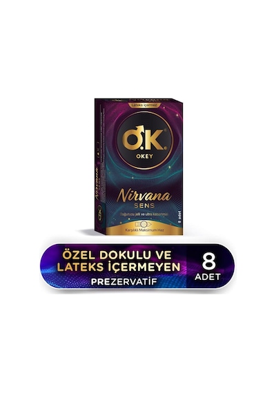 Okey Nirvana Sens Prezervatif 8'li