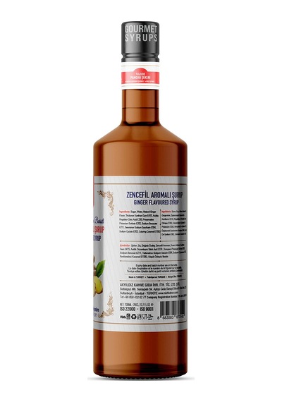 Nish Zencefil Aromalı Şurup 700 Ml - Pet Şişe