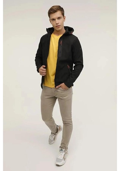 Lumberjack Ml New Trend 1gt17 5pr Erkek Softshell Mont Siyah