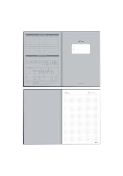 Kraft Ofis Defter Kareli Gri 103 Ivory