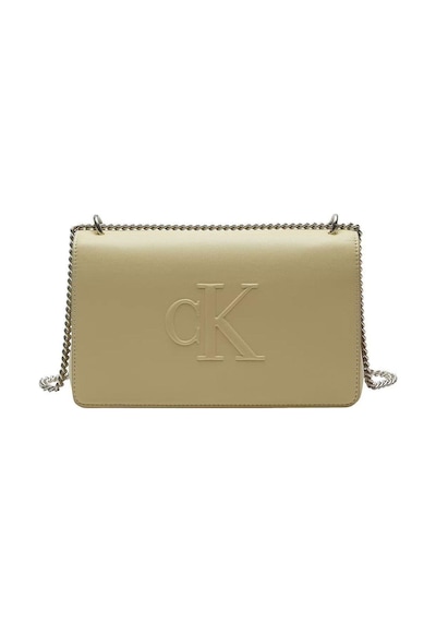 Calvin Klein Kadın Zincir Askılı Omuz Çantası Sculpted Ew Flap25 - Bej-8438 Bej