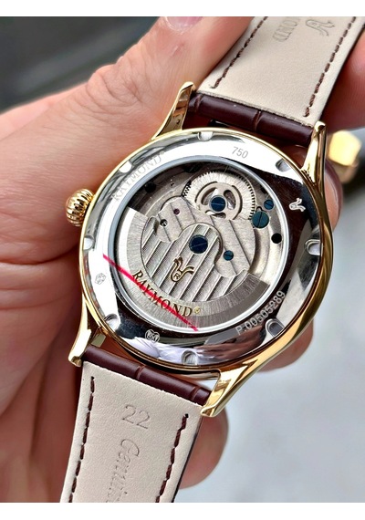 Raymond Diplomat Klips Otomatik Mekanizma Erkek Kol Saati Rose Gold