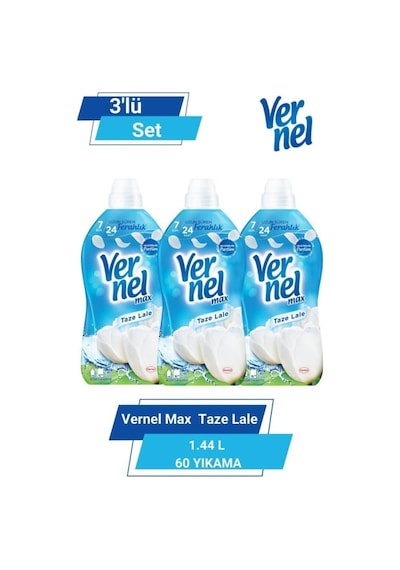 Max Taze Lale 1.44 L 60 Yıkama 3'lü Set Diğer