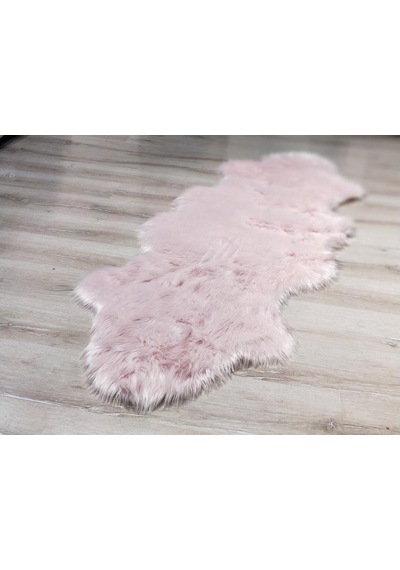 Yamalıhome Peluş Halı Apost Pembe 75 x 200Cm Post Halı
