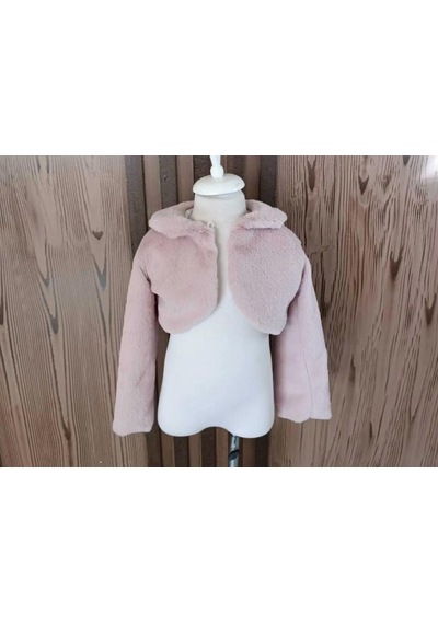 Kürk Bolero - Pembe - 6 Yaş - 2354--pembe-6 Yaş Pembe