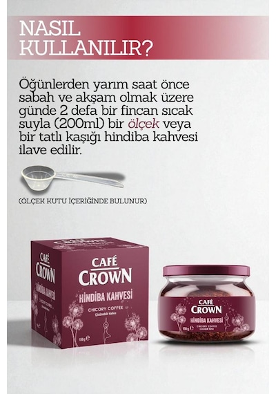 Cafe Crown Hindiba Kahvesi 150 Gr Granül