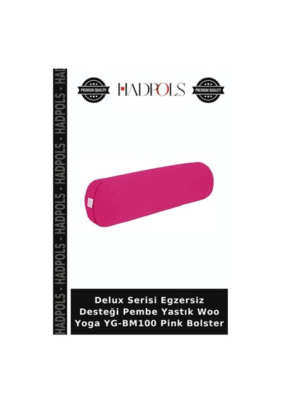Delux Serisi Egzersiz Desteği Pembe Yastık Woo Yoga Yg-bm100 Pink Bolster