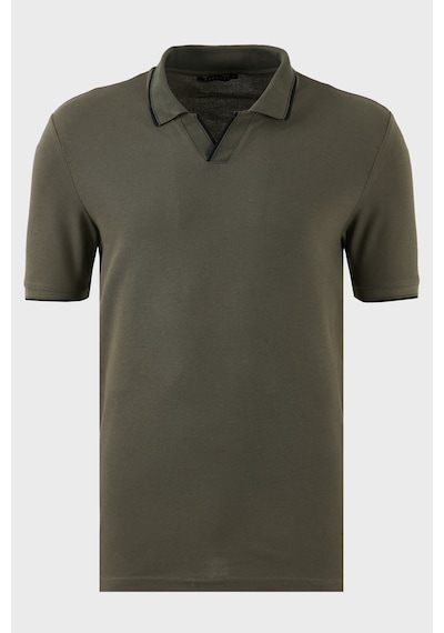 Buratti Pamuklu Regular Fit 3'Lü Paket Erkek Polo Yaka T Shirt 59029641827S3 Haki-Taş-Gül