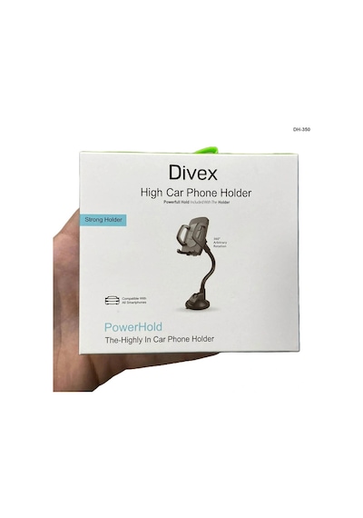 Divex 360 Derece Dönebilen Araç İçi Telefon Tutacağı Dh-350
