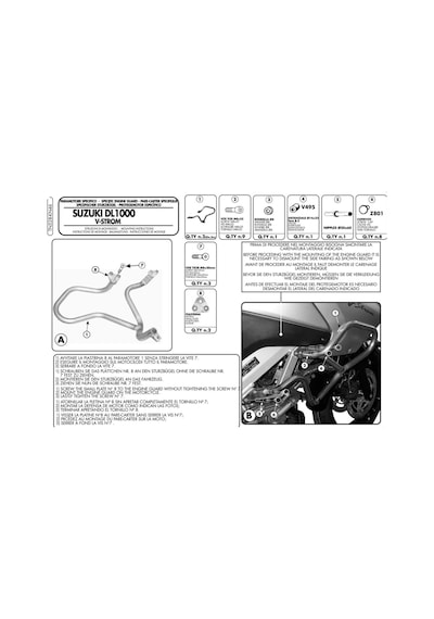 Kappa KN46 Suzuki Dl 1000 V-Strom (02-11) Koruma Demiri-59048