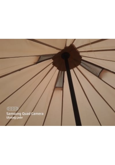 Çan Çadırı Kanvas Çadır 4 - Çaplı Krem