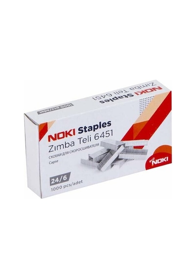 Noki Zımba Teli Nikel 24/6 10 Paket