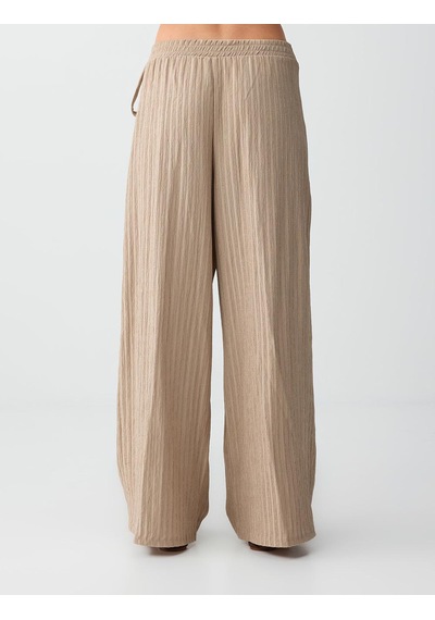 Jimmy Key Jimmy Key Vizon Normal Bel Normal Paça Çizgili Uzun Örme Pantolon 6sw186694927
