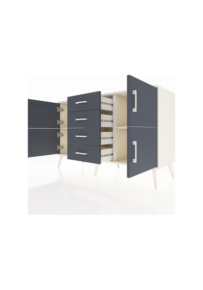 Kronos Konsol 2 Raflı 4 Çekmeceli 4 Kapaklı 132x59x83 Aytaşı-antrasit/antrasit Antrasit/antrasit Kronos Konsol 2 Raflı 4 Çekmeceli 4 Kapaklı 132x59x83 Aytaşı-antrasit/antrasit Antrasit/antrasit