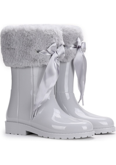 Igor igor W10239 Campera Charol Soft Çocuk Hielo Yağmur Çizmesi Gri