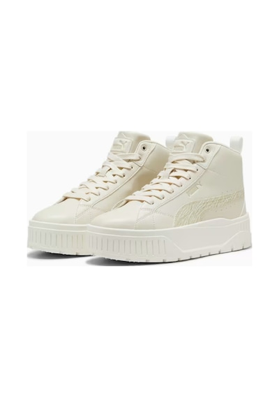 Puma Karmen Iı Mid Animal Fever Kadın Sıcak Beyaz Sneaker 39746001 Beyaz - Krem