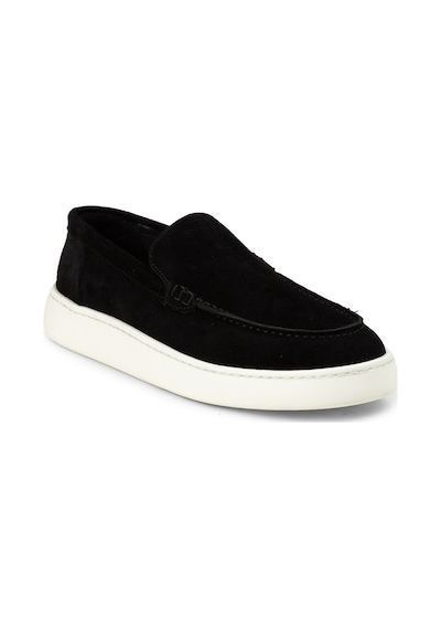Deery Erkek Hakiki Süet Siyah Loafer Ayakkabı - 04405msyhe01