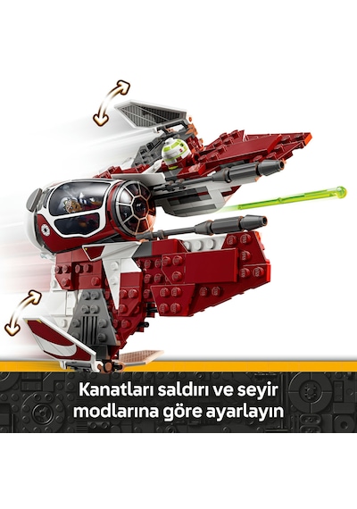 LEGO® Star Wars: Klon Savaşları™ Ahsoka’nın Jedi Interceptor™’ı 75401 - 8 Yaş ve Üzeri Çocuklar için Yaratıcı Oyuncak Yapım Seti (290P) LEGO® Star Wars: Klon Savaşları™ Ahsoka’nın Jedi Interceptor™’ı 75401 - 8 Yaş ve Üzeri Çocuklar için Yaratıcı Oyuncak Yapım Seti (290P)