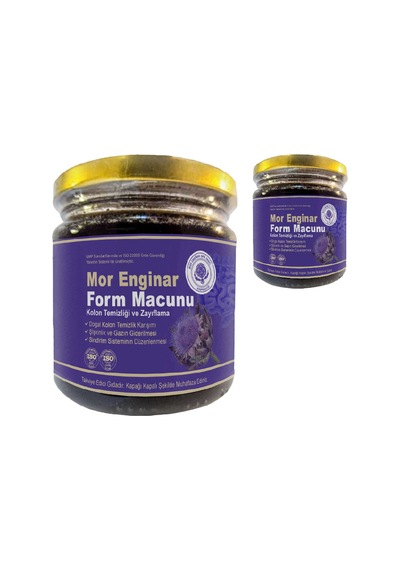 Ayvalık Mor Enginar Macunu 2 Adet Fit 240 Gr Macun Form