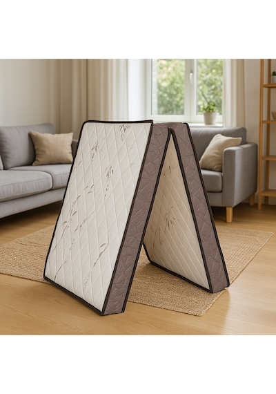 Bamboo Ortopedik Deluxe Katlanır Yatak Uzanma Yatağı Misafir Yatağı Yer Yatağı 90 190 Cm