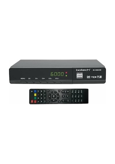 Botech Bs-5000 Hdmı + Scart + Usb Girişli 1080p Full Hd Uydu Alıcı