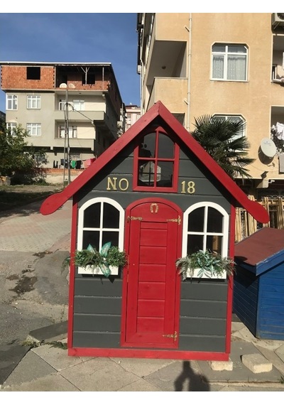Ckmarket Ahşap Çocuk Oyun Evi