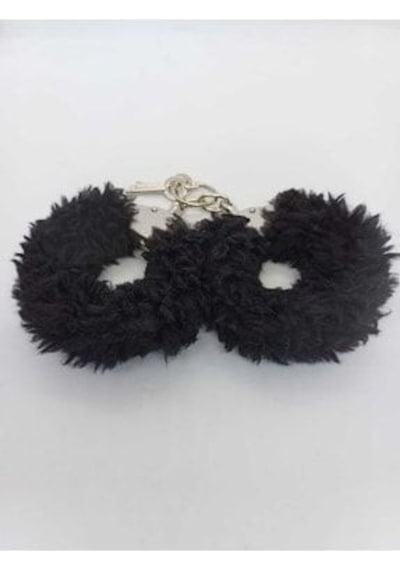 Fantazi Siyah Peluşlu Metal Kelepçe
