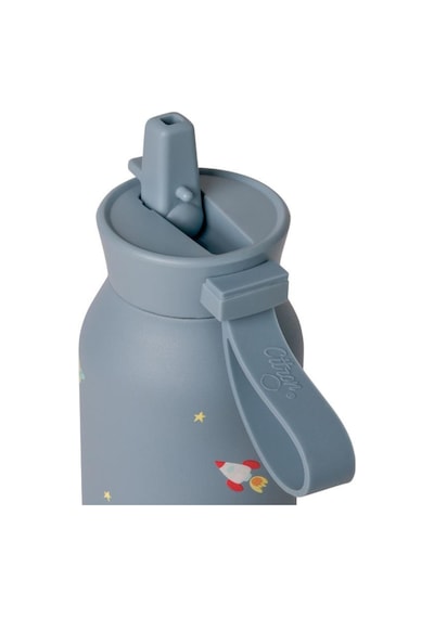 Citron 3 Katmanlı Paslanmaz Çelik Termos Seti 500 Ml - Spaceship Mavi