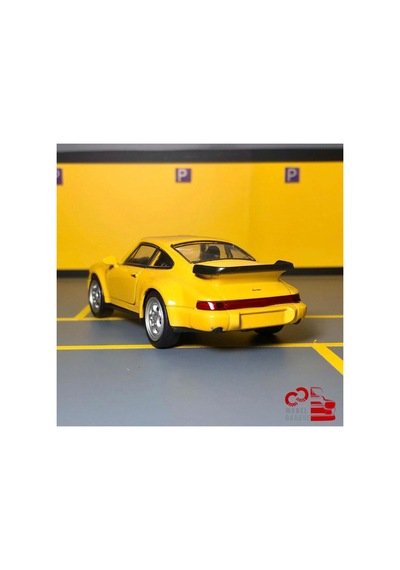 Porsche 911 Turbo 1/36 Ölçek C&c Model Garage Çek Bırak Diecast Metal Model Oyuncak Araba