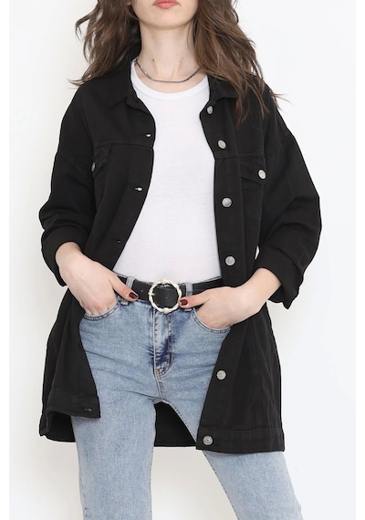 Gabardin Ceket Siyah2 - 9002.1367.
