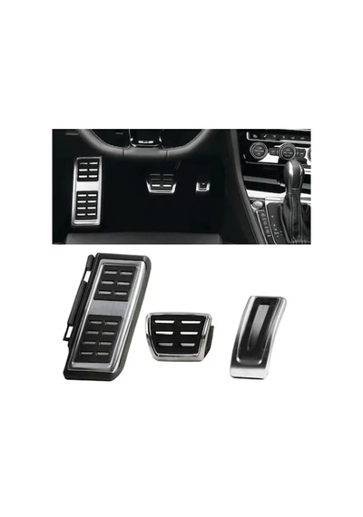 Volkswagen Golf 7 2012 2013 2014 2015 2016 2017 2018 2019 İle Uyumlu 3'lü A Kalite Otomatik Pedal Seti