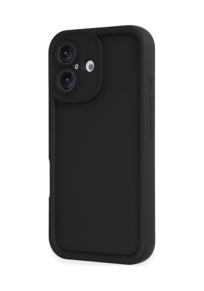 Apple Uyumlu iPhone 16 Kılıf Viera Seri Silikon Kapak Siyah