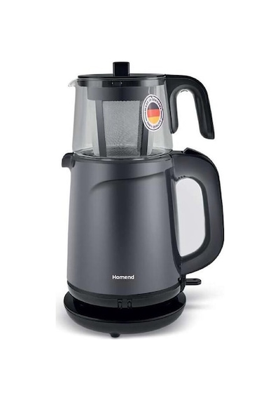 Homend Royal Tea 1743H Cam Demlikli Çay Makinesi