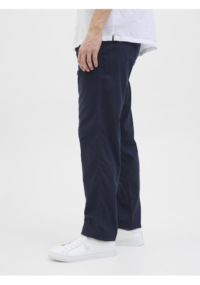 Jack & Jones Erkek Keten Karisimli Rahat Kesim Pantolon - Kane - 12274977 Lacivert