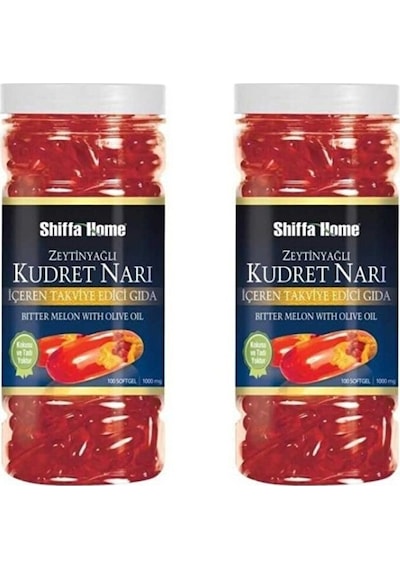 Zeytin Yağlı Kudret Narı Softjel 100 Kapsül X 2 Adet