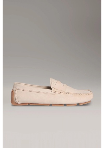 Calvin Klein Nubuk Penny Driver Erkek Bej Sneaker Hm0hm01866-ace Bej