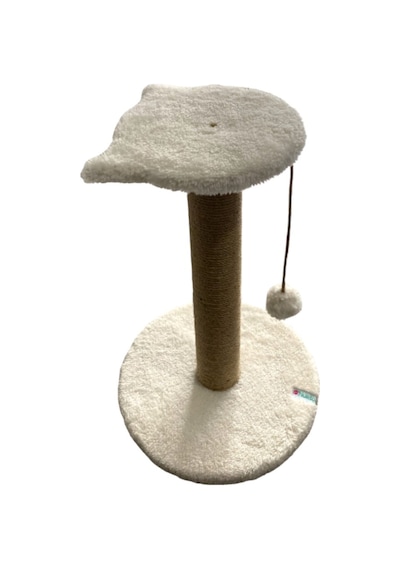 Reyo Pet Stepli Kedi Tırmalama Tahtası Beyaz