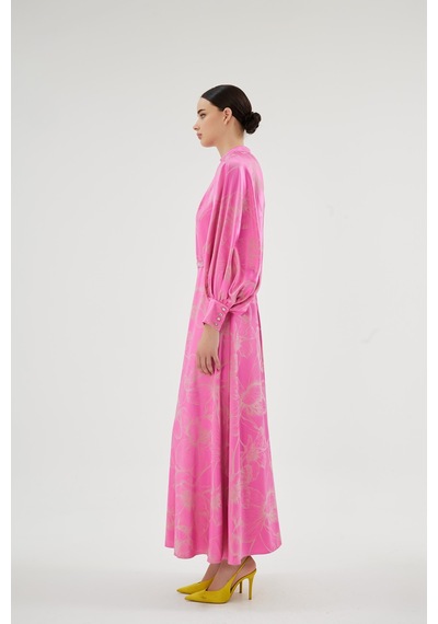 Senna Marıposa Elbise Pembe Pembe