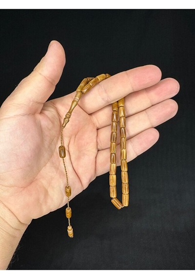 Sevgiliye Özel Hediye Kuka Tesbih Kesme Kesim 9,5mmx5,5mm H-1631.
