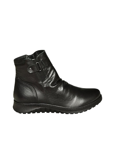 Fox Shoes V324501703 Siyah Hakiki Deri Kadın Bot Siyah-hakiki Deri