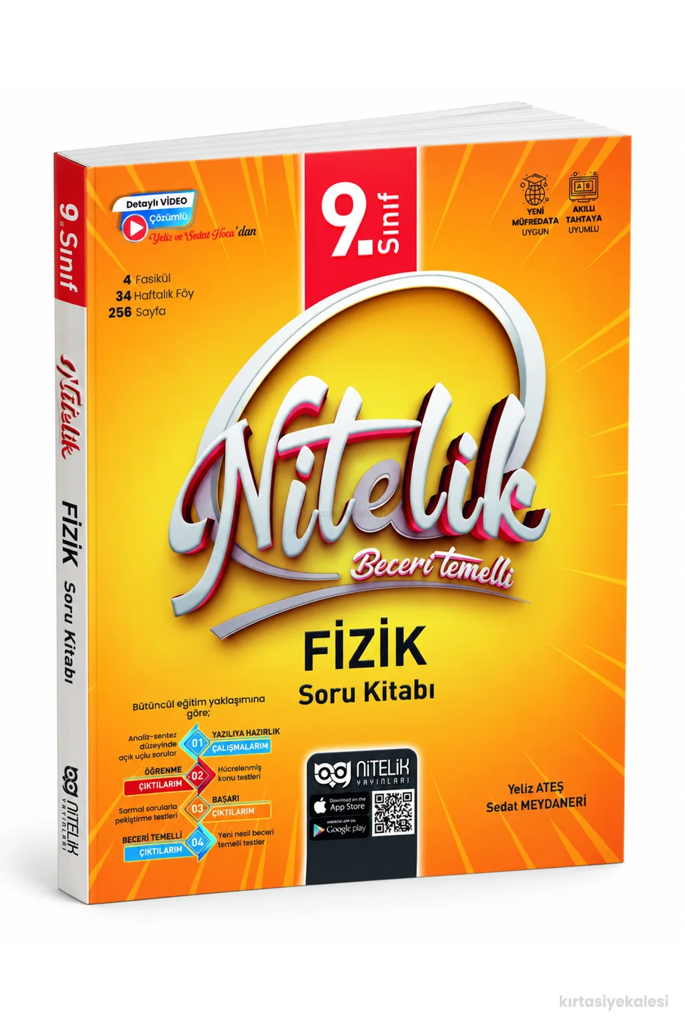 Nitelik Yayınları 9. Sınıf Fizik Beceri Temelli 34 Haftalık 4 Fasikül Video Çözümlü Soru Kitabı Kk3048