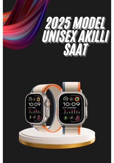 Akıllı Saat Kol Saati Android Ve İos Uyumlu Nabız Ölçer Sesli Asistan Siyah