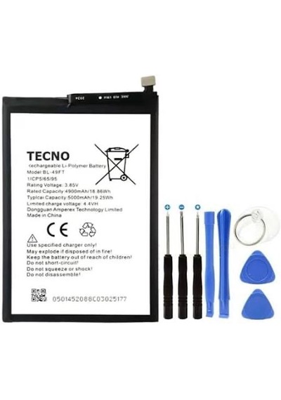 Tecno Spark 6 Go Batarya + Tamir Seti Bl 49ft