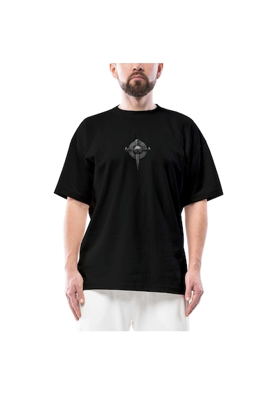 Black Label Society Order Of The Black Silver Siyah Oversize Tişört