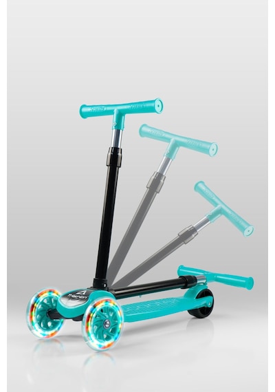 T212-M Katlanabilir Led Işıklı Scooter / 4 Kademe Ayarlanabilir Yükseklik Ayarı (55-70cm)/ Arka Fren